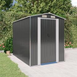 Abri de jardin Anthracite 192x274x223 cm Acier galvanis&eacute;
