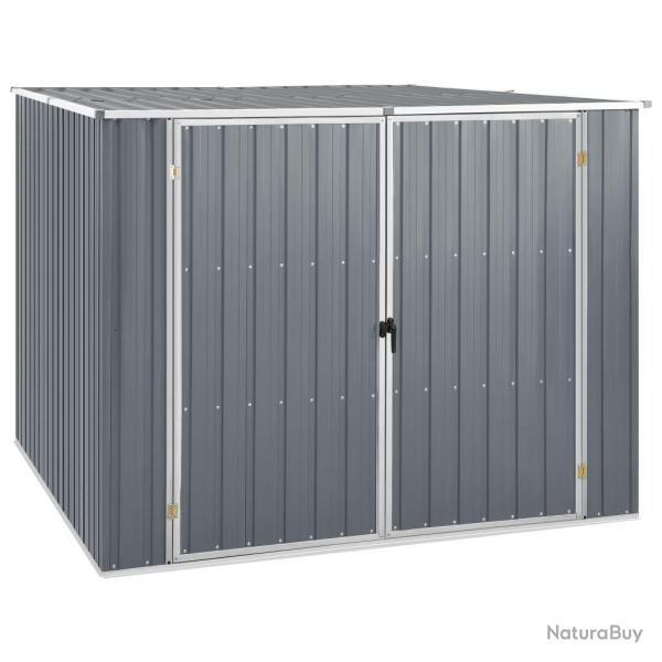 Abri de jardin Gris 195x198x159 cm Acier galvanis�