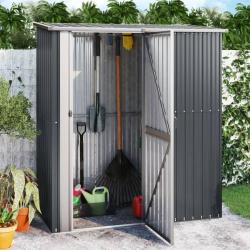 Abri de jardin Anthracite 180,5x97x209,5 cm Acier galvanis&eacute;
