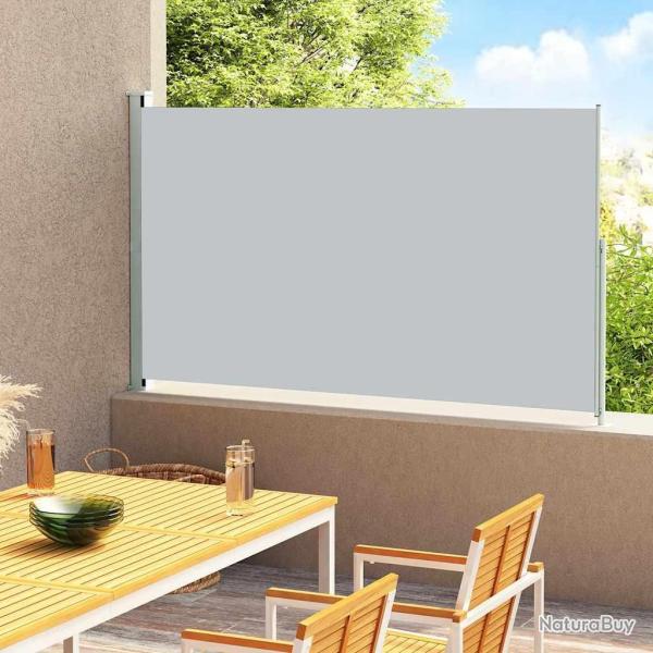 Auvent lat�ral r�tractable de patio 200x300 cm Gris