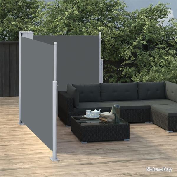 Auvent lat�ral r�tractable Anthracite 100 x 600 cm