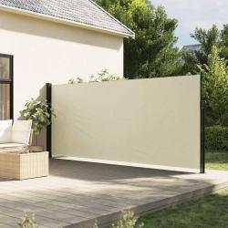 Auvent lat&eacute;ral r&eacute;tractable cr&egrave;me 180x600 cm