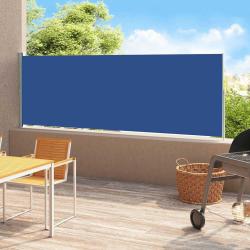 Auvent lat&eacute;ral r&eacute;tractable de patio 180x500 cm Bleu