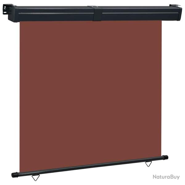 Auvent lat�ral de balcon 175x250 cm Marron