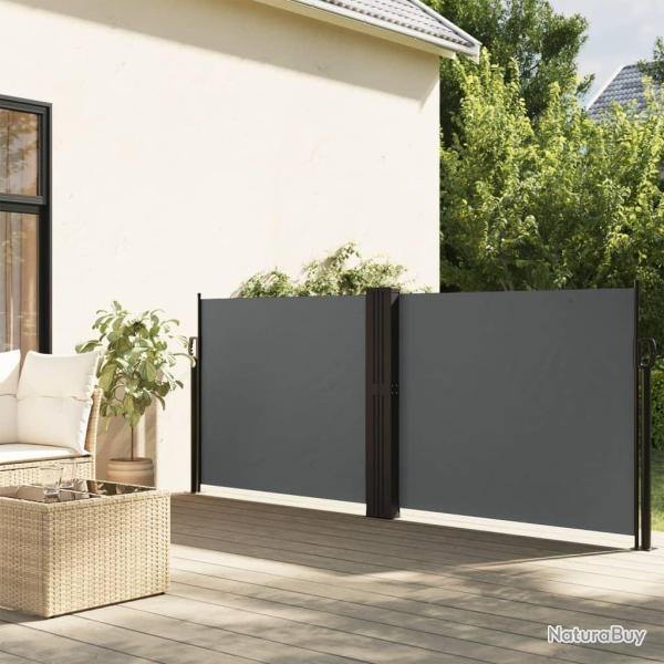 Auvent lat�ral r�tractable anthracite 140x1200 cm