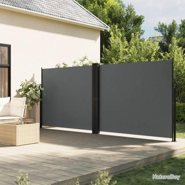 Auvent lat�ral r�tractable anthracite 160x600 cm