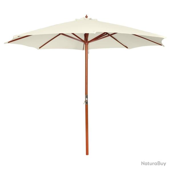 Parasol 300x258 cm Blanc sable