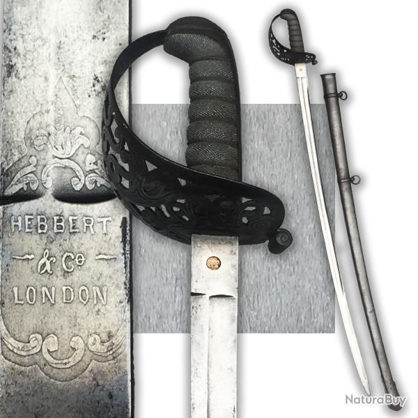 RARISSIME SABRE DES ING�NIEURS ANGLAIS BRITANNIQUE HEBBERT & C� LONDON XIX ORIGINAL