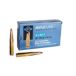 Boîte munition 8x60 S SP (x20) PPU 12.7G 196GR
