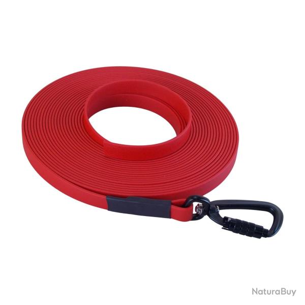 Longe BIOTHANE Twist-Lock 16 mm Rouge 5 m SANS poign�e