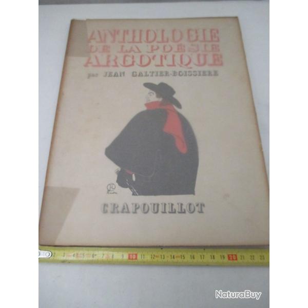 livre   -    revue - le crapouillot  anthologie de  poesie  argotique  tr�s bon �tat