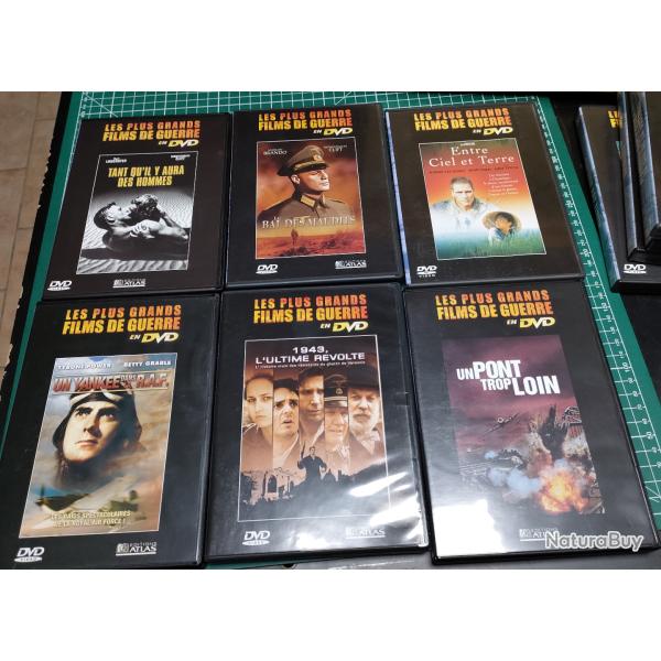 LOT DE 10 DVD LES PLUS GRANDS FILMS DE GUERRE EDITIONS ATLAS (3)
