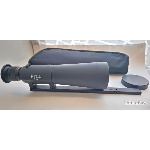 Lunette hutte 9x63 demi jumelle RTI + pied amortisseur