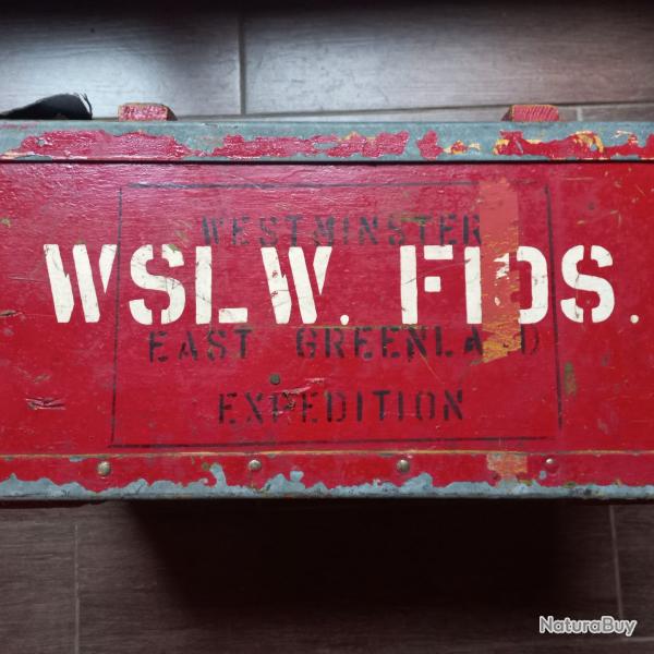 ancienne caisse en bois WESTMINSTER  marine marchande