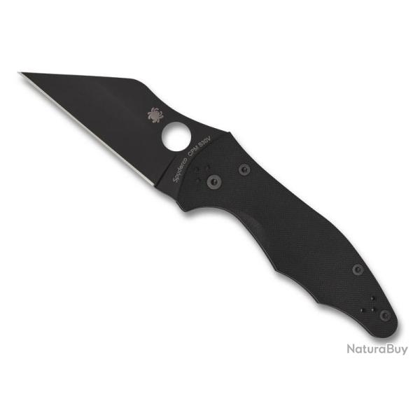 COUTEAU SPYDERCO YOJIMBO TOUT NOIR