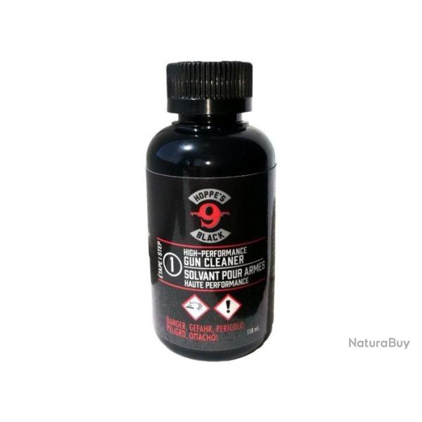 Solvant nettoyant Hoppe's Black pour arme - 118 ml
