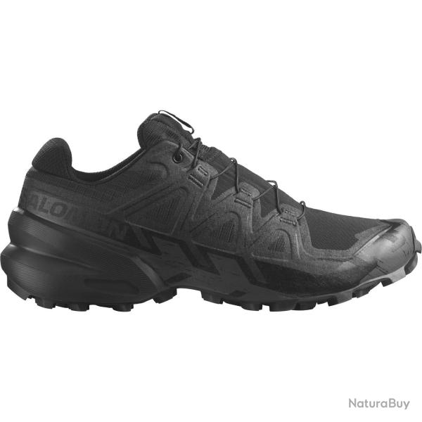 Chaussures Salomon Speedcross 6 Forces Wide noires Noir 44 2/3