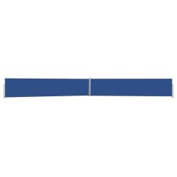 Auvent lat&eacute;ral r&eacute;tractable de patio 140x1200 cm Bleu