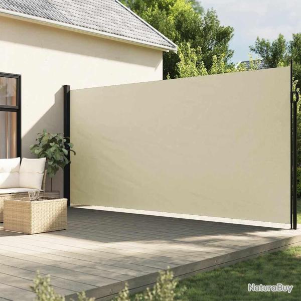 Auvent lat�ral r�tractable cr�me 220x500 cm