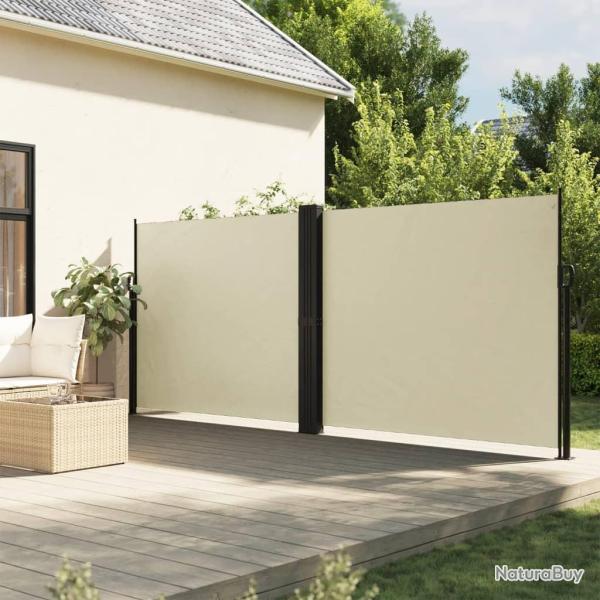 Auvent lat�ral r�tractable cr�me 160x1200 cm