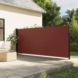 Auvent lat&eacute;ral r&eacute;tractable marron 160x300 cm alsavelo