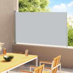 Auvent lat&eacute;ral r&eacute;tractable de patio 220x300 cm Gris