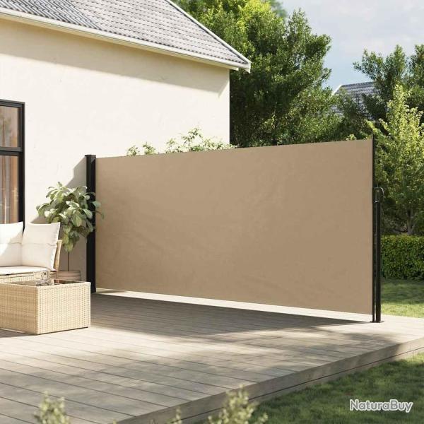 Auvent latral rtractable beige 170x300 cm alsavelo