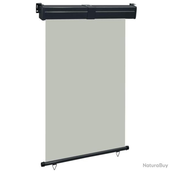 Auvent lat�ral de balcon 125x250 cm Gris