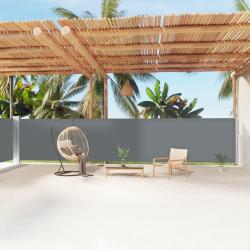 Auvent lat&eacute;ral r&eacute;tractable Anthracite 160x1200 cm alsavelo
