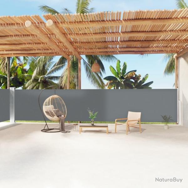 Auvent lat�ral r�tractable Anthracite 160x1200 cm