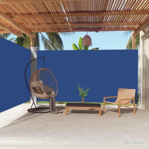 Auvent lat�ral r�tractable Bleu 200x600 cm