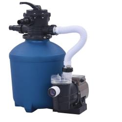 Pompe filtrante &agrave; sable avec minuterie 530 W 10980 L/h