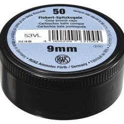 Munitions RWS 9mm Bosqette balle ronde