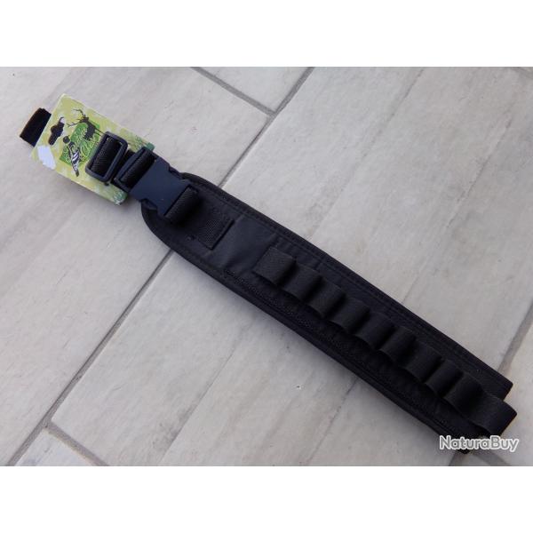 cartouchi�re de chasse neuve en toile noire marque Territoire Chasse