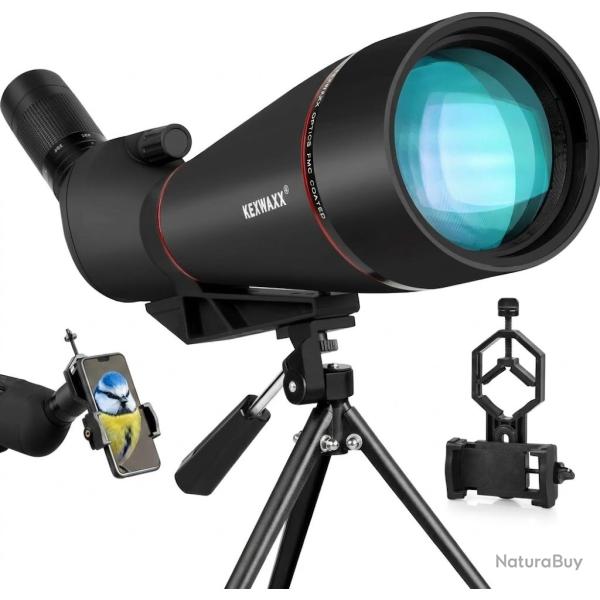 Longue Vue 25-75x100 HD FMC BAK4 �tanche Double Focus Objectif Lotus Tr�pied Adaptateur Smartphone