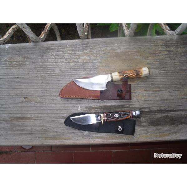 lot de Couteaux "Bone Collection" U.S.A. et "Steel Warrior"