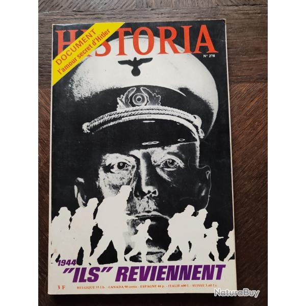 LIVRE HISTORIA NUM�RO 278 "1944 ILS REVIENNENT "