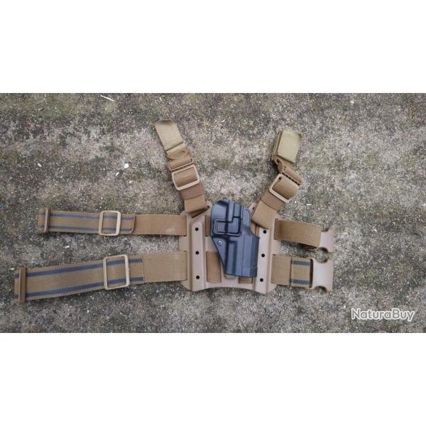 holster + plateforme de cuisse HK USP Blackhawk Serpa