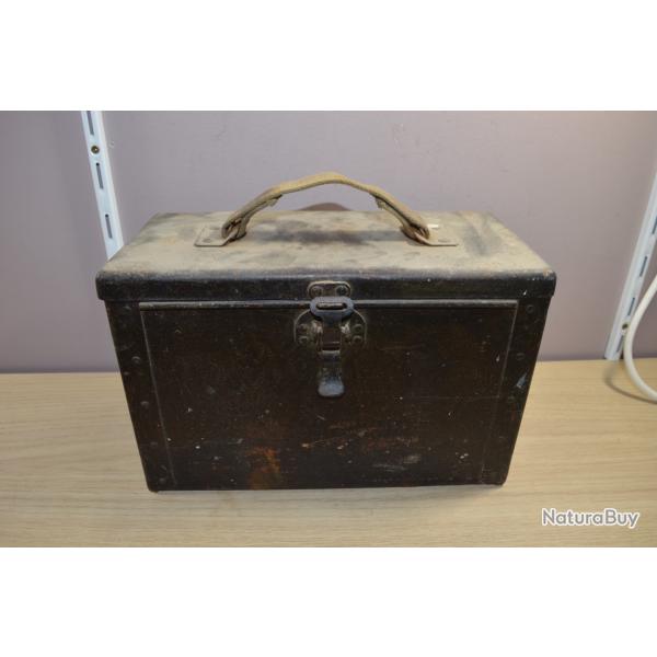 Caisse � munitions  Am�ricaine 1914/1918 Mitrailleuse US Am�ricain M17 Cal.50 1er type WW1 USA