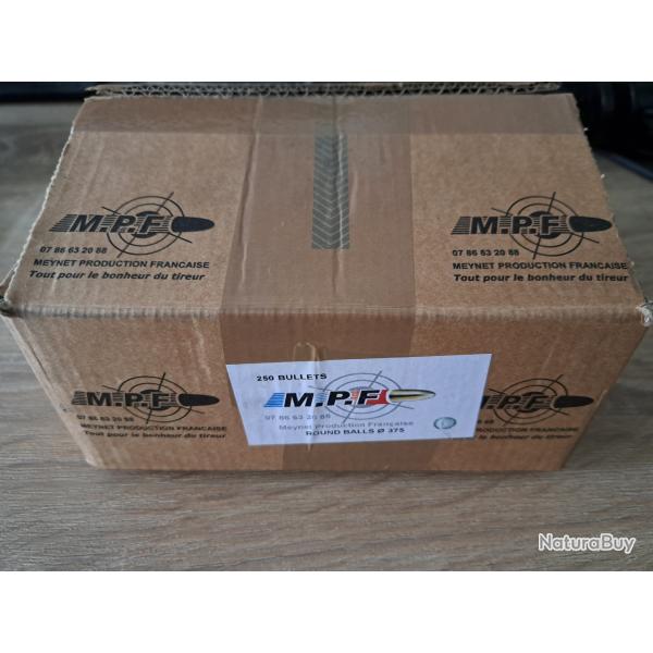 240 Balles rondes MPF en calibre .375