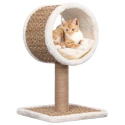 Arbre &agrave; chat et tunnel sup&eacute;rieur et jouet 56 cm Herbiers marins