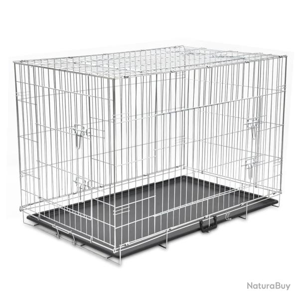 Cage m�tallique et pliable pour chiens XXL