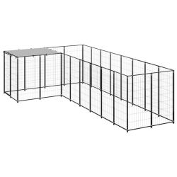 Chenil Noir 6,05 m&sup2; Acier