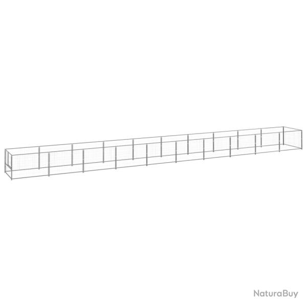 Chenil Argent 10 m Acier alsavelo