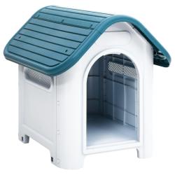 Niche pour chien Bleu 59x75x66 cm Polypropyl&egrave;ne