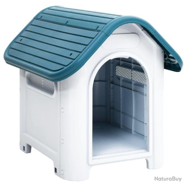 Niche pour chien Bleu 59x75x66 cm Polypropyl�ne