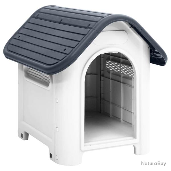 Niche pour chien Gris 59x75x66 cm Polypropyl�ne