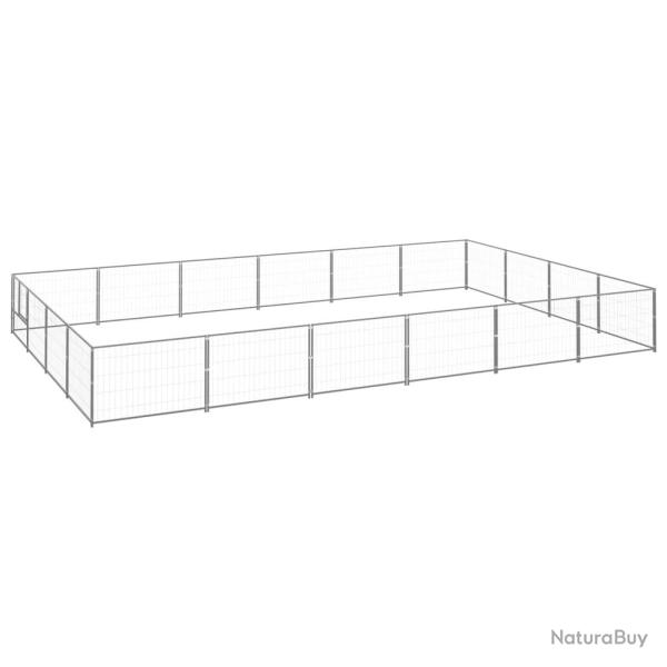 Chenil Argent 24 m Acier alsavelo