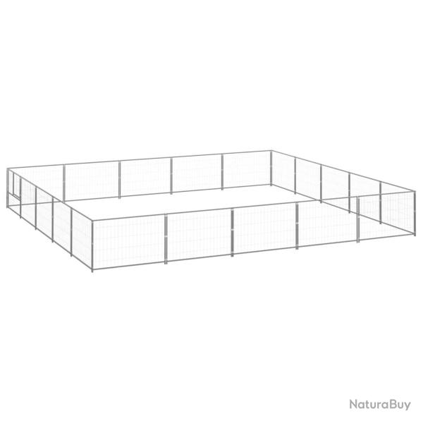 Chenil Argent� 25 m� Acier alsavelo