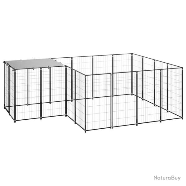 Chenil Noir 6,05 m� Acier alsavelo